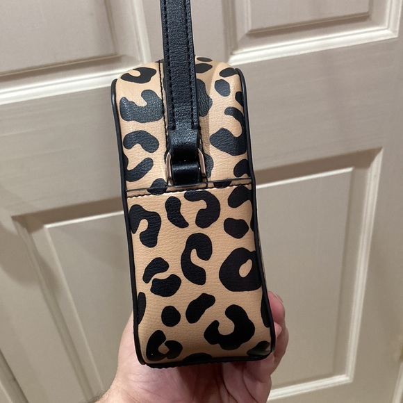 Kate Spade Harper Leopard Animal Print Crossbody Purse Bag - Picture 10 of 16